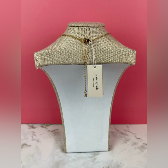 Kate Spade New York Mini Square Multi-Glitter Pendant Necklace - Picture 3 of 4